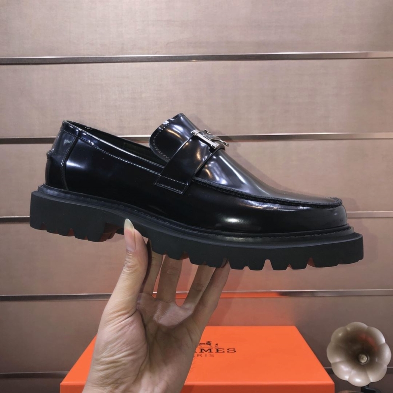H**mes leather shoes